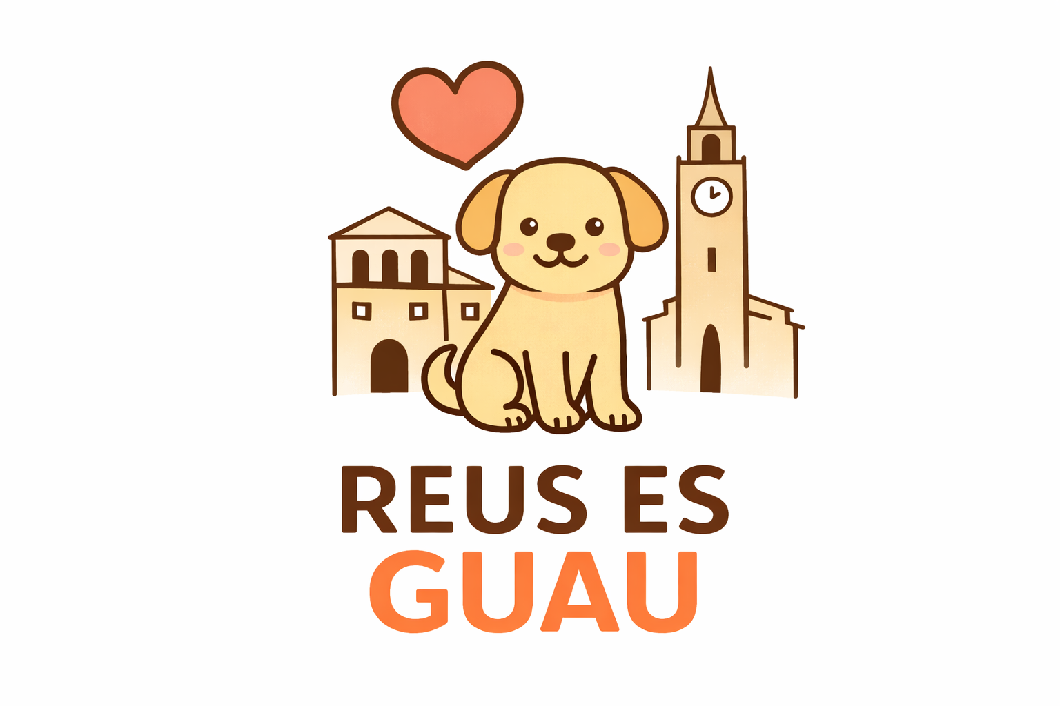 Logo Reus es GUAU / Reus és GUAU